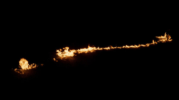 Ground Fire Vol. 3 Fire Trail Diagonal 3 vfx asset stock footage