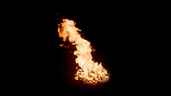 Ground Fire Vol. 3 Slo-Mo Ground Fire High 2 vfx asset stock footage