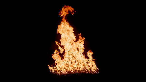 Ground Fire Vol. 3 Slo-Mo Ground Fire High 3 vfx asset stock footage