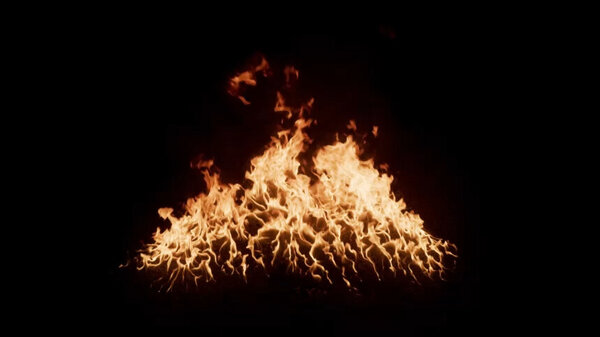Ground Fire Vol. 3 Slo-Mo Ground Fire High 4 vfx asset stock footage