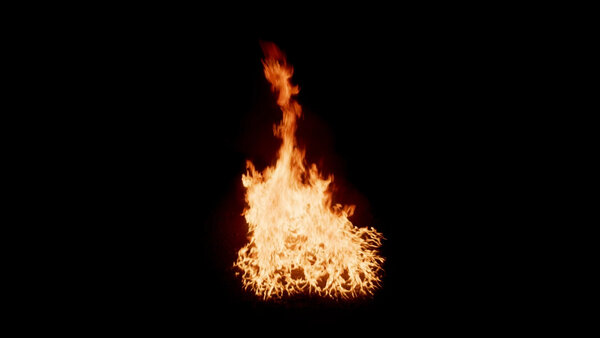 Ground Fire Vol. 3 Large Ground Fire High 1 vfx asset stock footage