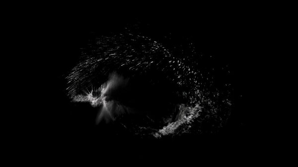 Swimming Splashes Vol. 1 Single Stroke High Angle 2 vfx asset stock footage