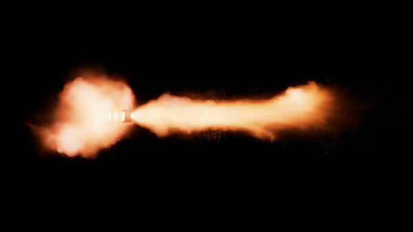 Muzzle Flashes Vol. 3 50 Cal Sniper Side 1 vfx asset stock footage