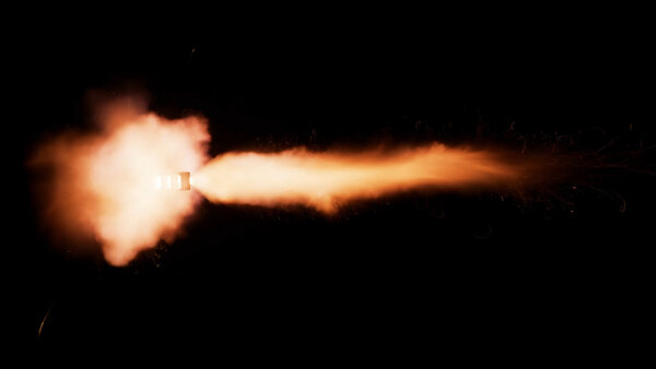 Muzzle Flashes Vol. 3 50 Cal Sniper Side 2 vfx asset stock footage