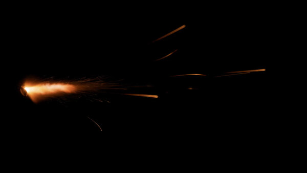 Muzzle Flashes Vol. 3 Supressed HK416 Angled Automatic  vfx asset stock footage