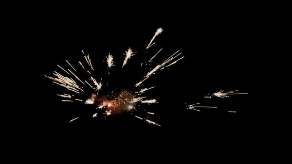 Spark Ricochet Hits Spark Ricochet Front 1  vfx asset stock footage