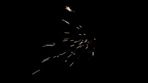 Spark Ricochet Hits Spark Ricochet Side 2 vfx asset stock footage