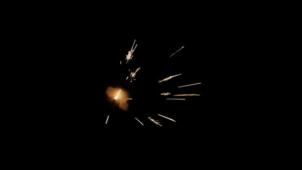 Spark Ricochet Hits Spark Ricochet Side 3 vfx asset stock footage