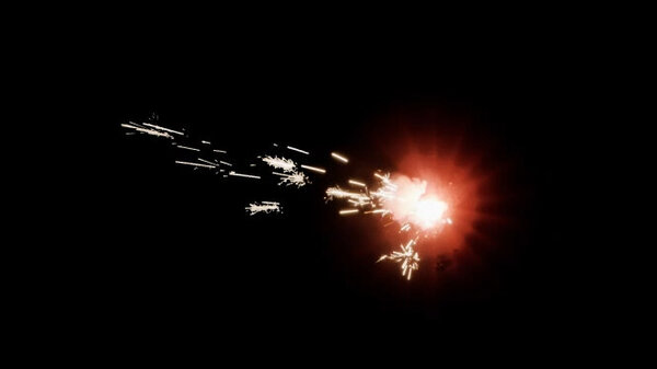Spark Ricochet Hits Spark Ricochet Side 4 vfx asset stock footage