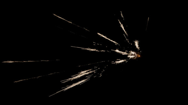 Spark Ricochet Hits Spark Ricochet Side 5 vfx asset stock footage