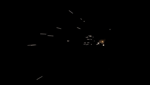 Spark Ricochet Hits Spark Ricochet Side 6 vfx asset stock footage