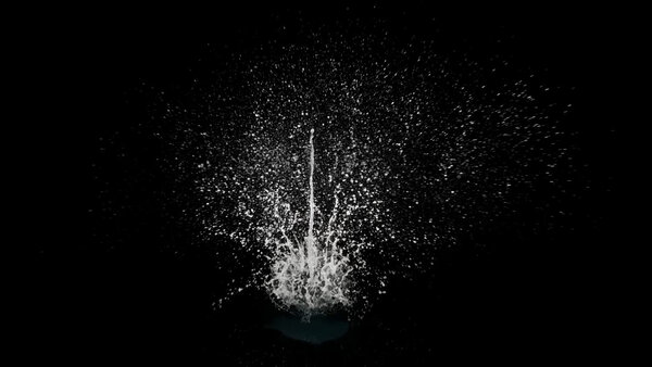 Water Blasts Vol. 2 Water Blast High Angle 2 vfx asset stock footage