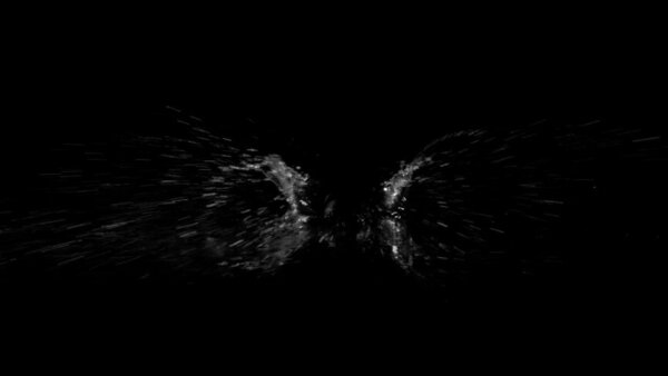 Foot Splashes Single Steps Front 3 vfx asset stock footage