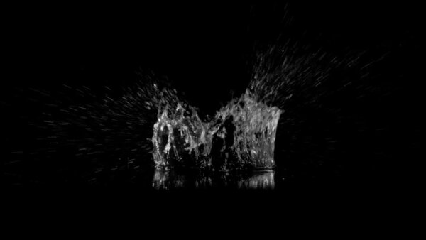 Foot Splashes Single Stomps Side 2 vfx asset stock footage