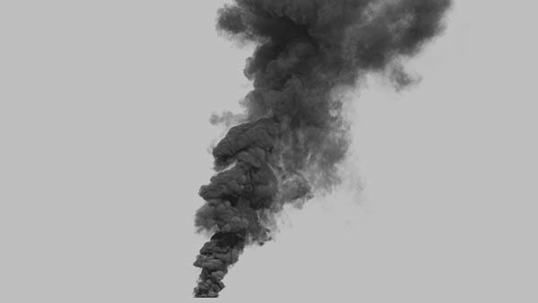 Large Scale Smoke Plumes Vol. 1 Straight Smoke Plume 3 vfx asset stock footage