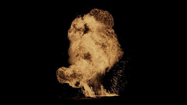Gas Explosions Vol. 1 Large Explosion 1 vfx asset stock footage