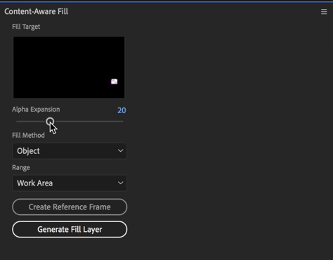 adobe after effects content aware fill